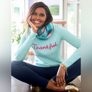 Talbots Thankful Sweater Size M